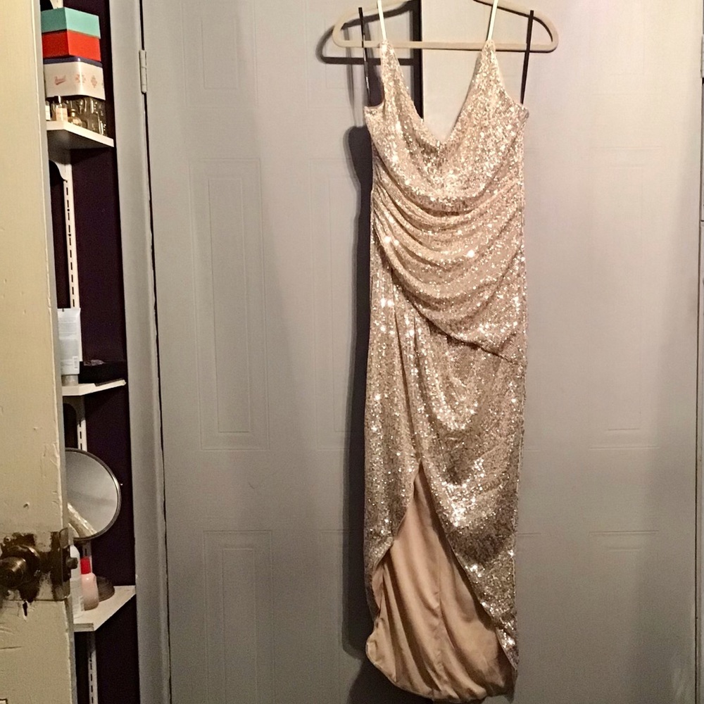 tfnc London Sequin Embellished Dress